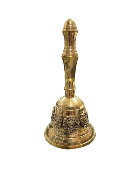 Brass Bell with Seven Chakra
