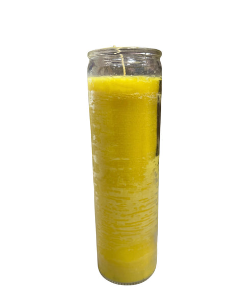 Glass Jar Candle Yellow