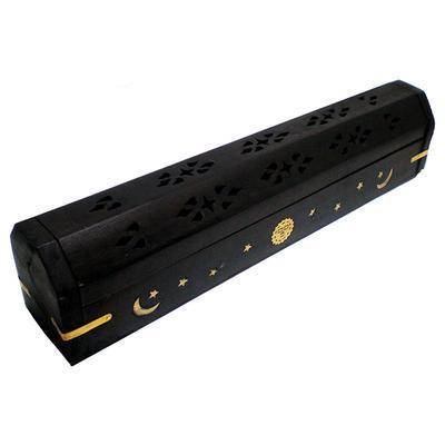 Buy Wooden Coffin Incense Burner