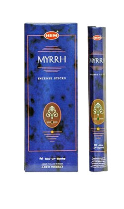Buy Hem Myrrh Incense Hexa