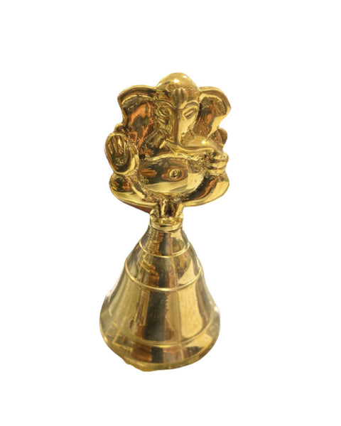 Brass Bell with Ganesha