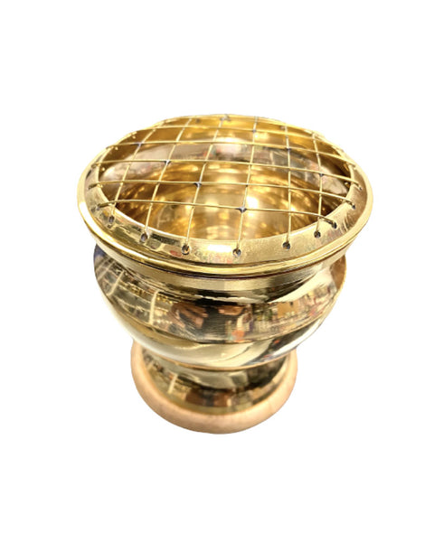 Brass Burner with Screen & Coaster