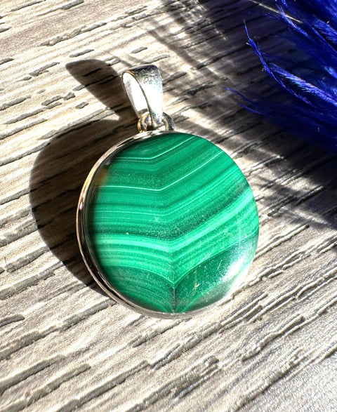 Necklace- Malachite (Round)