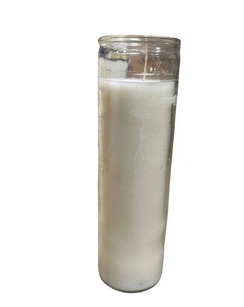 Glass Jar Candle White