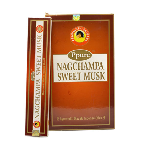 Ppure Nag Champa Sweet musk Incense Sticks