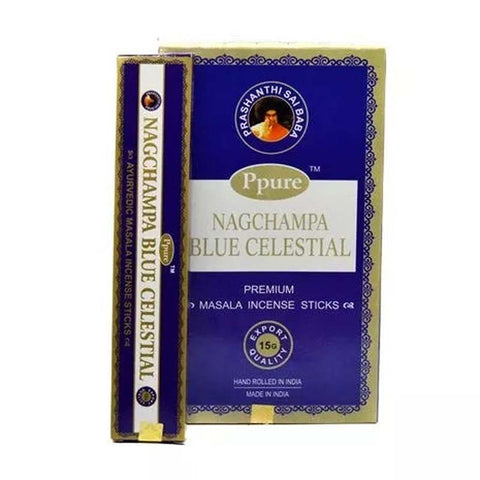 Nagchampa Blue Celestial Incense Sticks