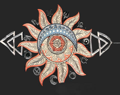Mandala- Sun And Moon Tapestry