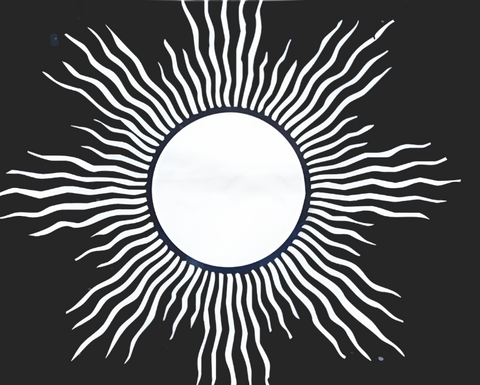 Buy psychedelic sun tapestry at best price Incense Pro