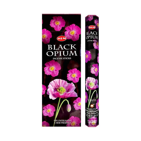 Black Opium Incense Stick Hexa