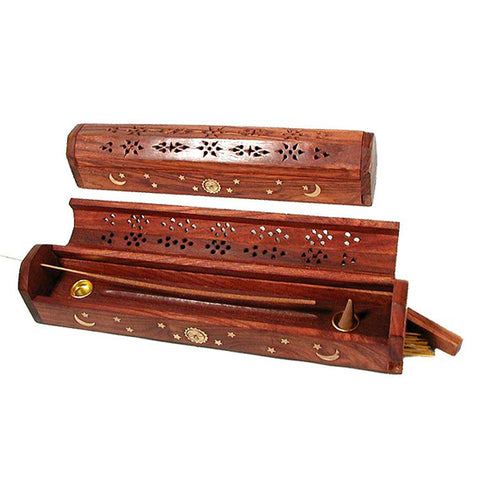 Cheap Wooden Coffin Incense Burner