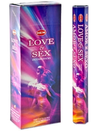 Buy Hem Love & Sex Incense Hexa