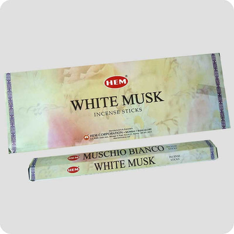 Buy Hem White Musk Incense Hexa