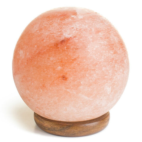 Real Himalayan Salt Lamp: Sphere/Globe Shape