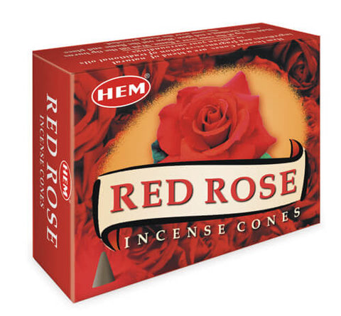 Buy Red Rose incense cone