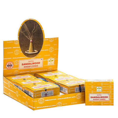 Buy Satya/Nagchampa-Sandal Wood incense cone